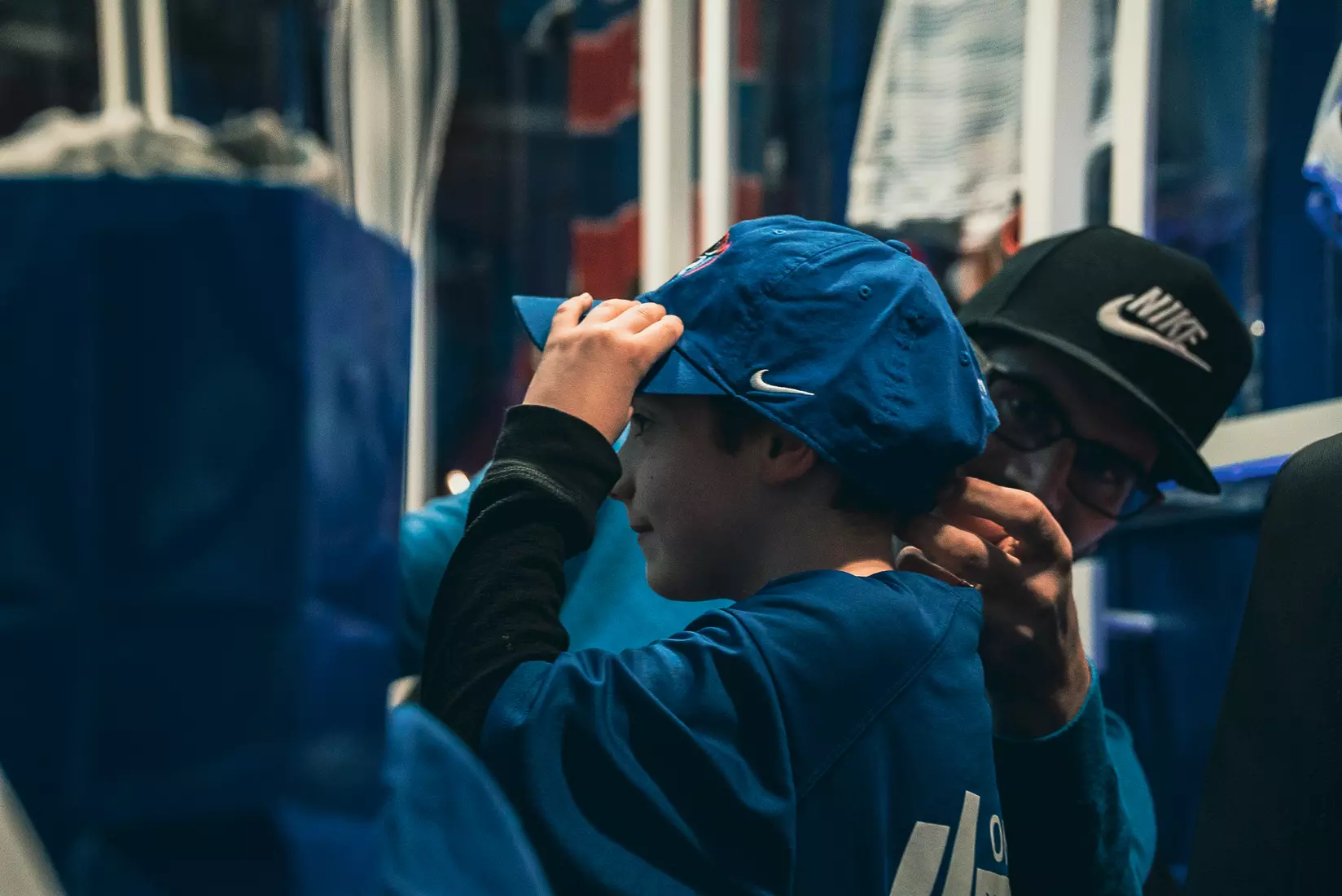 DePaul Men's Tennis welcomed Danny Esposito on April 14.