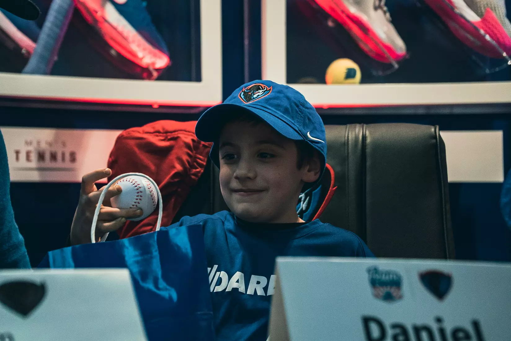 DePaul Men's Tennis welcomed Danny Esposito on April 14.