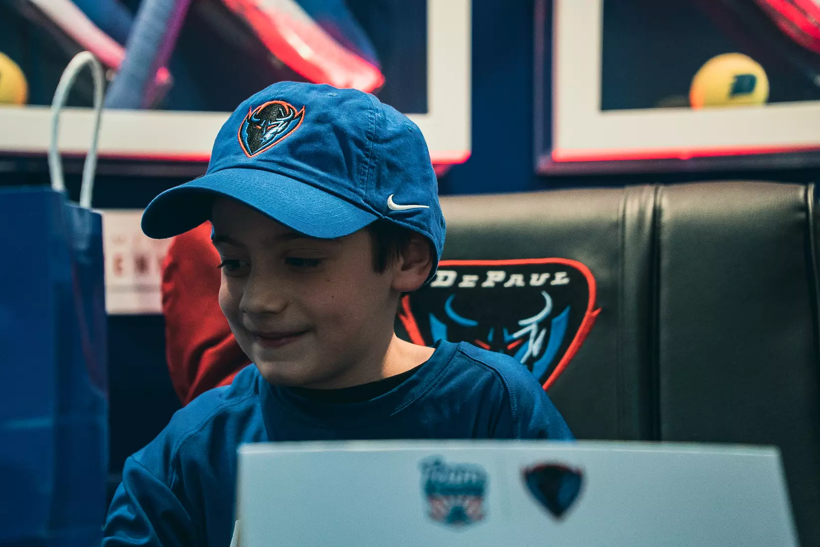 DePaul Men's Tennis welcomed Danny Esposito on April 14.