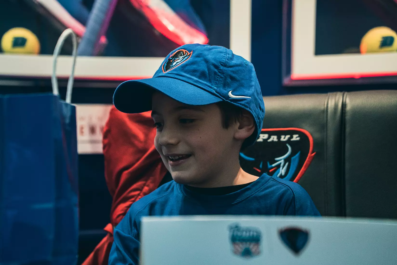 DePaul Men's Tennis welcomed Danny Esposito on April 14.