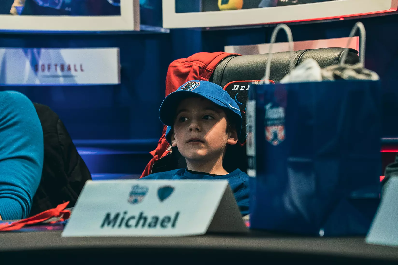 DePaul Men's Tennis welcomed Danny Esposito on April 14.