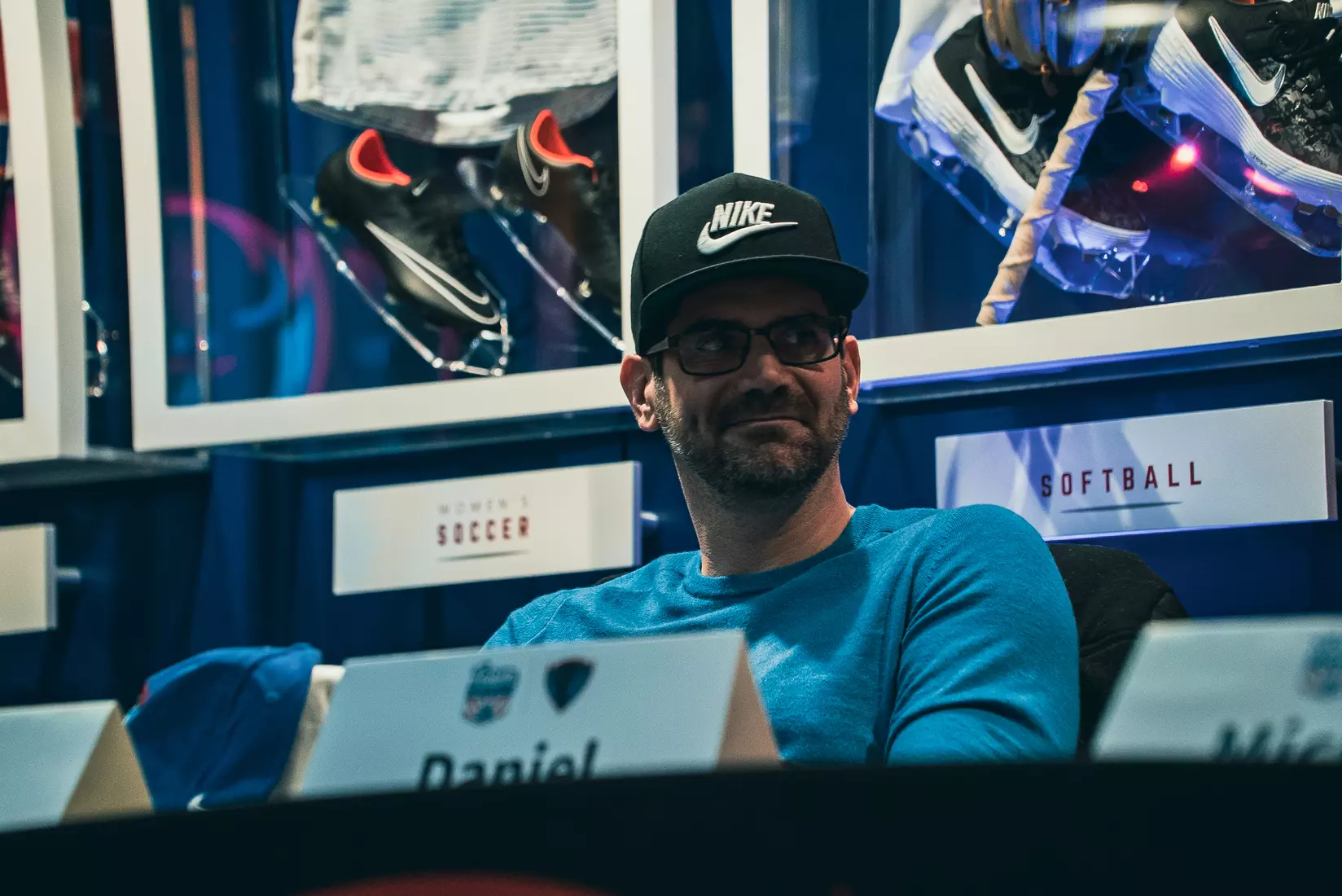 DePaul Men's Tennis welcomed Danny Esposito on April 14.