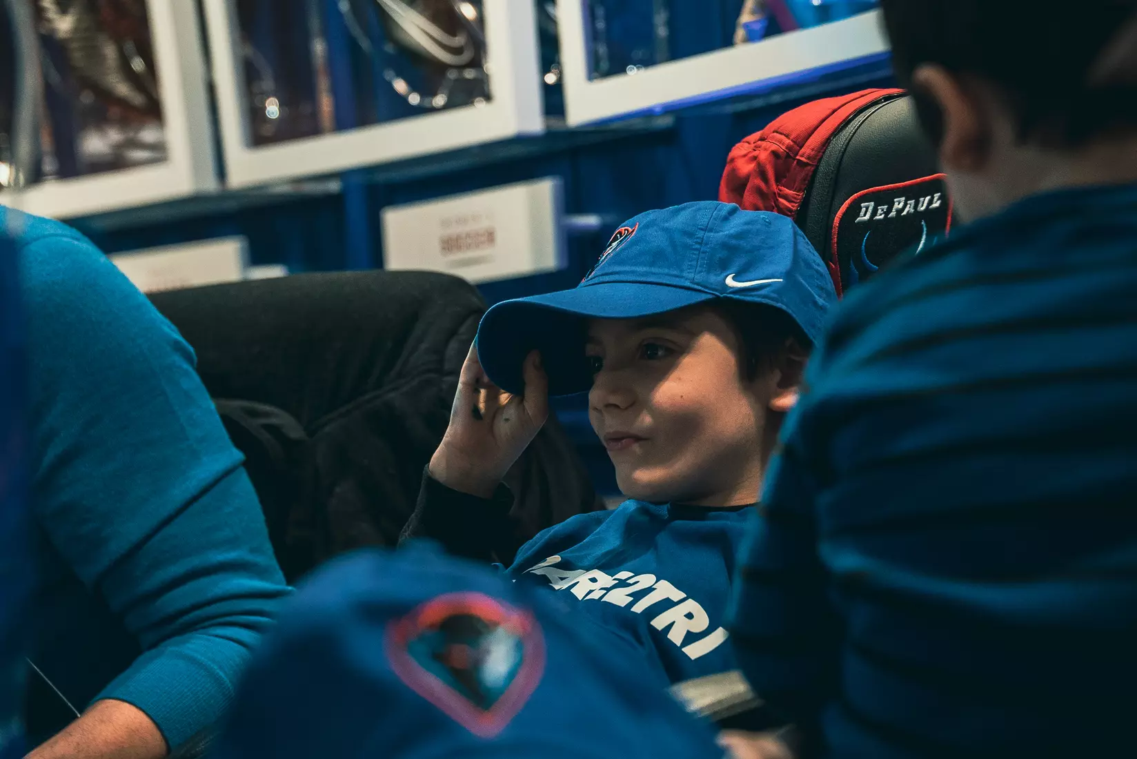 DePaul Men's Tennis welcomed Danny Esposito on April 14.