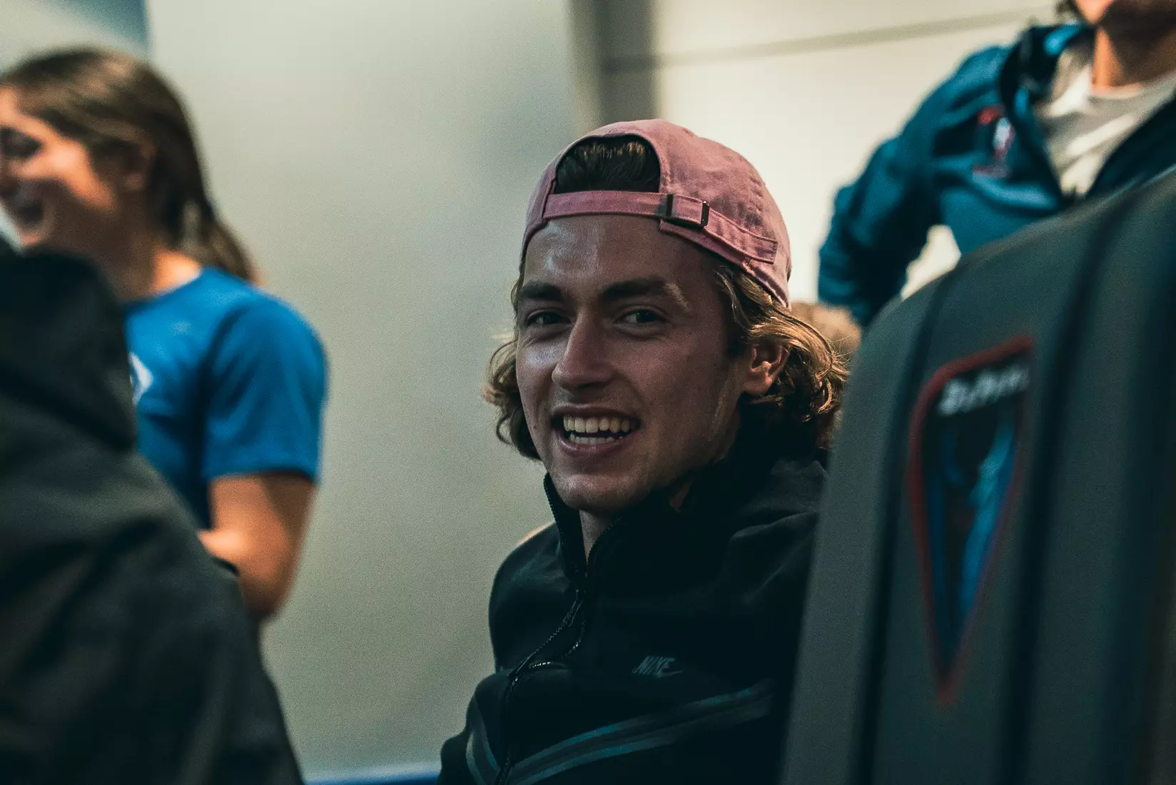 DePaul Men's Tennis welcomed Danny Esposito on April 14.