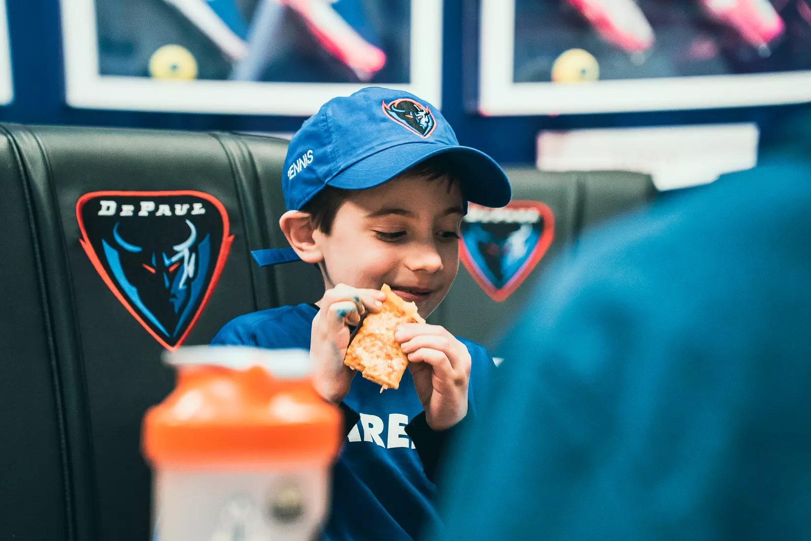 DePaul Men's Tennis welcomed Danny Esposito on April 14.