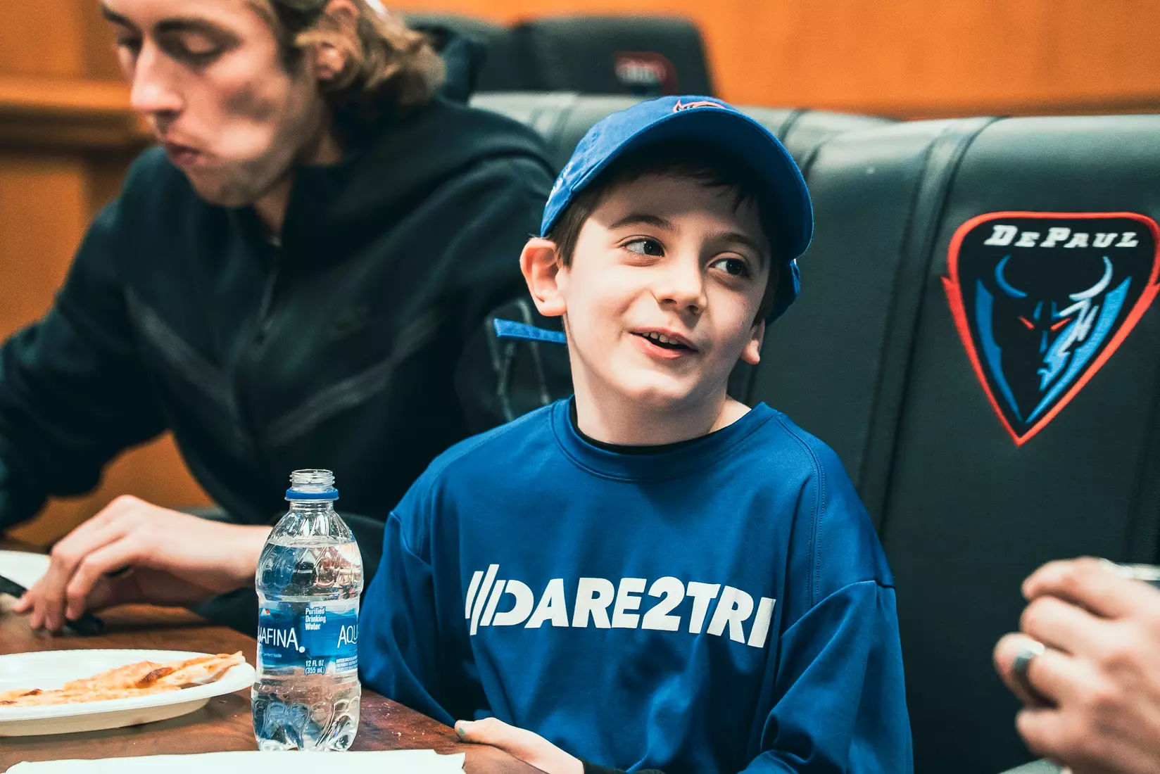 DePaul Men's Tennis welcomed Danny Esposito on April 14.