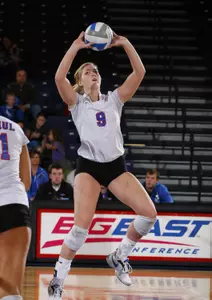 Sammy Geiger led the team with 30 assists in the win over SIU-Edwardsville.
