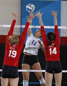 Senior Kate Letcher provided leadership and had a season high .400 (6-0-15) attack percentage in the win over SIU-Edwardsville.