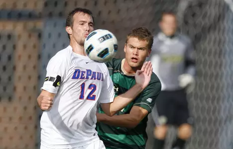 DePaul will look to leading scorer Alex Mangan in Wednesday night's match against No. 2 Louisville.