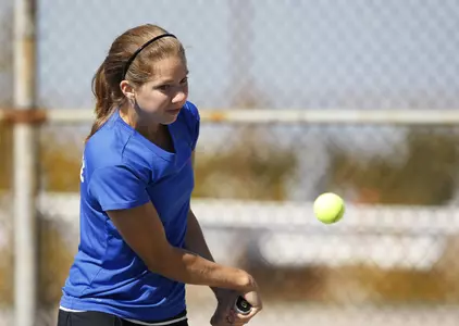 Christian Raymond has yet to drop a set at the ITA Midwest Regional.  The fresham along with classmate Kelsey Lawson qualified for the Main Single Draw.