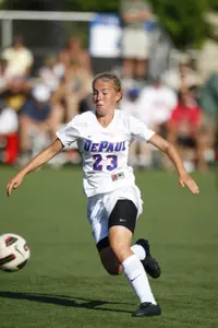 Ashleigh Goddard's first collegiate goal led to a 2-1 overtime victory over Syracuse on Sunday.