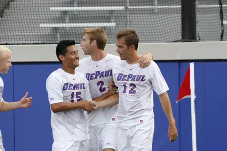 The DePaul men's soccer program posted the third-highest team GPA in the country.
