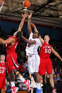 Tony Freeland hopes to be a force on the backboards against Oklahoma State on Thursday.