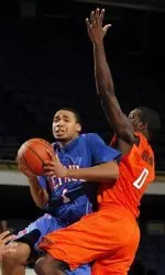 Mike Stovall led DePaul with 13 points on Thursday against Oklahoma State.