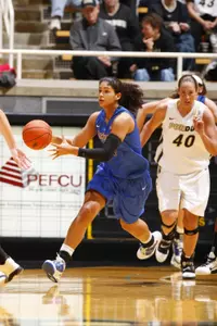 Felicia Chester led DePaul with 16 points and had five rebounds in the Blue Demons 79-66 loss at Arizona State on Tuesday.