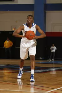 Keisha Hampton and the Blue Demons take on Valparaiso on Nov. 12 at McGrath Arena.