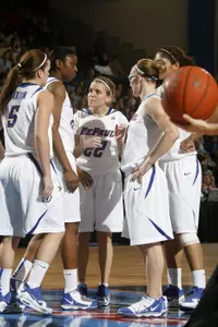 DePaul's cumulative team GPA of 3.455 ranked the team No. 8 in the WBCA's Academic Top 25.