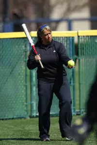 Samantha Findlay moves from volunteer assistant coach to Director of Softball Operations.