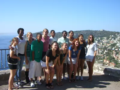 The Blue Demons spend day day seven of their trip in Nice and Monaco.