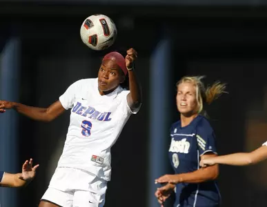 Arianna Foster scored her first goal of the season Friday in a 2-1 loss to No. 24/18 Louisville.