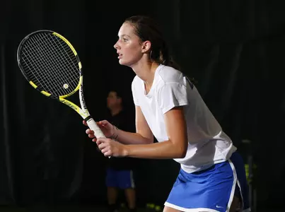 Junior Cali Gustafson will play in the D-flight consolation finals on Sunday.