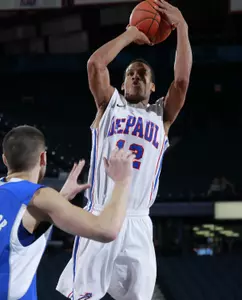 Cleveland Melvin finished with 21 points and nine rebounds in Wednesday night's 78-67 loss to Seton Hall.