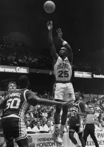 Hall of Fame inductee Terry Davis led DePaul to a pair of NCAA tournament appearances.