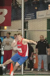 Tim Nedow threw a Distance of 19.18m to finish in first.