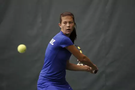 Rebeca Mirtea went 2-0 in the D-Flight on Saturday.  Mitrea will play Wisconsin's Caroline Bauer in Sunday's semifinals match.