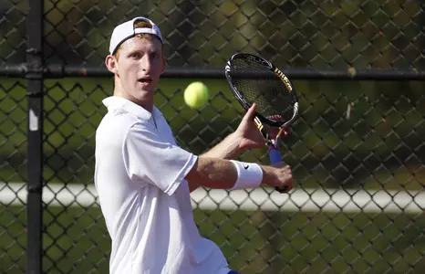 Adam Reinhart (pictured) and Filip Dzanko advanced to the Championship of the B-Singles Flight.