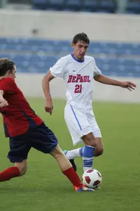 Austin Toth and the DePaul defense look to keep Green Bay under wraps Wednesday at Wish Field.