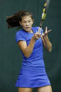 Rebeca Mitrea and the Blue Demons return to the courts at the ITA Regional Oct. 20-24.