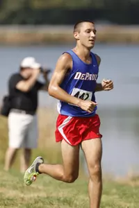 Junior Zak Koronkiewicz earned the highest place for the Blue Demons on Saturday.