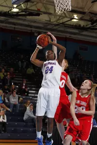 Keisha Hampton (pictured) and Anna Martin lead DePaul with 18.0 points per game.