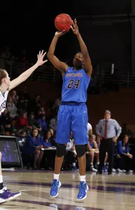 Keisha Hampton earned her first BIG EAST Conference Weekly Honor Roll selection of the season on Monday.