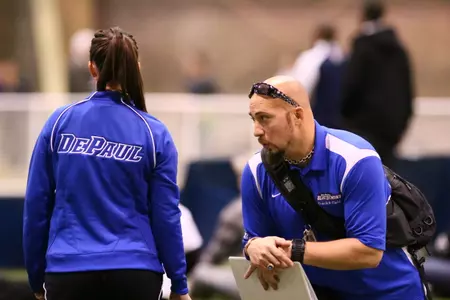 DePaul track and field opens its indoor season on Friday at Notre Dame.