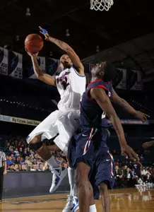 Cleveland Melvin recorded his second career double-double with 14 points and 10 rebounds against Ole Miss.