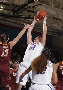 Katherine Harry scored nine points and 15 rebounds.