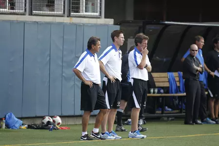 DePaul coaches (L-R) Craig Reynolds, Hobie Hare and Craig Blazer will direct the 2012 Winter Training Camp on Feb. 11.