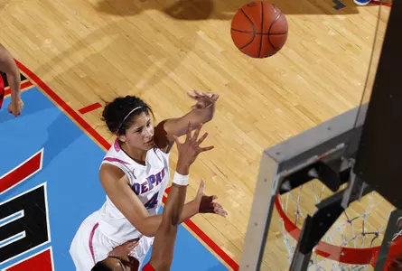 Felicia Chester scored 11 points and grabbed six rebounds in DePaul's 66-62 win over Rutgers on Tuesday at McGrath Arena