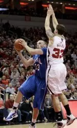 Jimmy Drew scored six points for DePaul at Louisville on Saturday night.