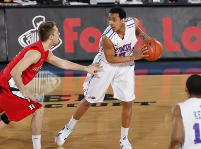 Brandon Young had 21 points and three assists in DePaul's 68-64 loss to Rutgers Wednesday night.