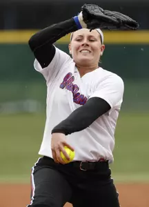 Kirsten Verdun became a 20-game winner in DePaul's 4-2 BIG EAST victory over Connecticut.