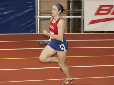 Mary Cate Quiett ran a season-best time in the 800m run to move forward to the NCAA Championships.