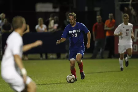 Alex Mangan helped the men's soccer alumni team finish second at the National Alumni Soccer Championship.