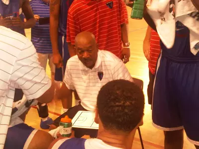 Head coach Oliver Purnell and the Blue Demons won their second straight game in France.