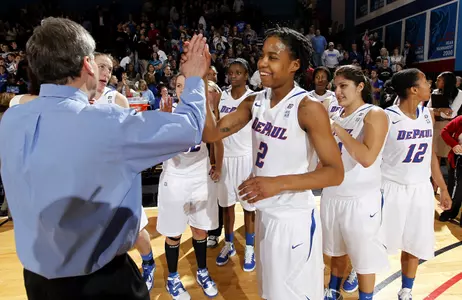 DePaul hosts Illinois Wesleyan (Nov. 1) and St. Xavier (Nov. 5) in exhibition action at McGrath-Phillips Arena.