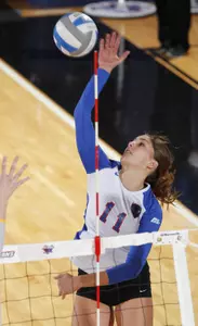 Amy Lanski notched seven kills in the match.