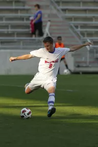 Kyle Gustafson will help solidify DePaul's defense in Wednesday night's match at Drake.