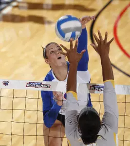 Senior Lauren Blasi has notched 57 kills so far this season.
